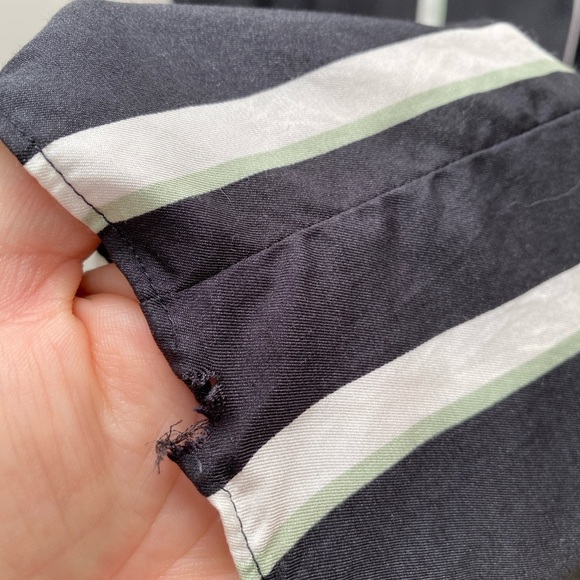 Equipment - NWT Aita Striped Satin Silk Blend Slip Dress - Picture 10 of 11